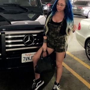 Fashion Nova Camouflage Camo Adult Short Overalls